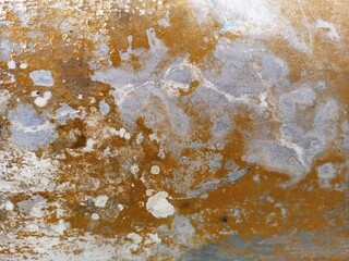 Distressed Grey Metal with Rust and Grungy Patina