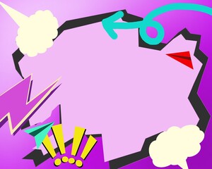 vector illustration of an abstract cover comic book background