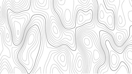 Geographic Topographic Background. Abstract Contour Lines and Terrain Grid Vector Illustration. Landscape Contour Map Background. Abstract Topographic Lines and Vector Terrain Texture.