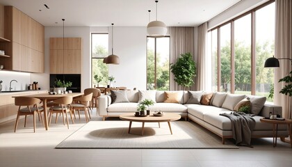 Modern Living Room Interior Design.