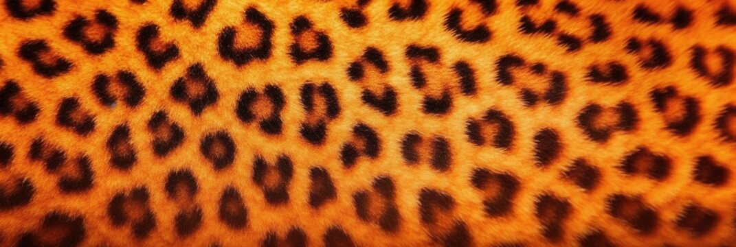Stampa Leopardo: Texture Arancione e Nero