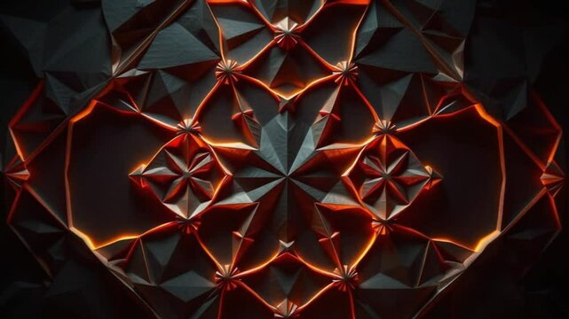 Abstract geometric pattern design