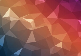 Obraz premium Abstract Geometric Background With Orange Blue and Purple Colors