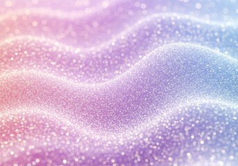 Abstract Glittering Wave Background With Soft Colors and Sparkle Effect