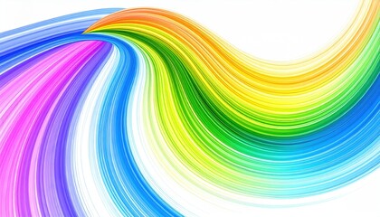 Rainbow swirl abstract background.