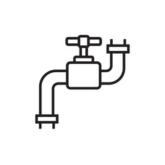 piped water installation line