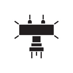 piped water installation network glyph