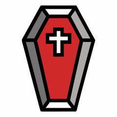 Obraz premium Gravestone Vector Graphic Spooky Printable Design for Digital Use