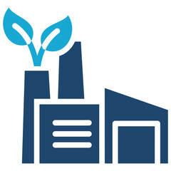 Green Factory Icon