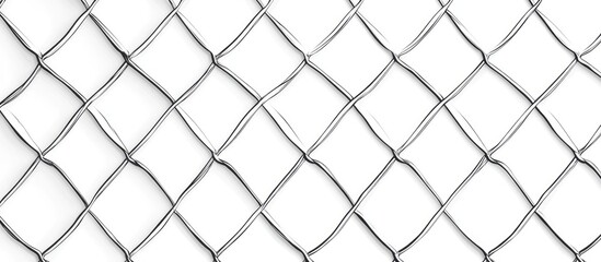 Fototapeta premium Close-up view of a chain link fence