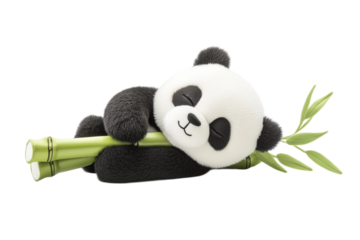 Adorable Sleeping Panda Bamboo Dream toy zen cute