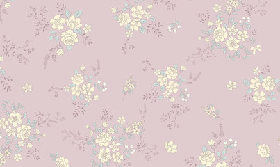 Unique Hand Painted Scroll and Floral Design Graphics