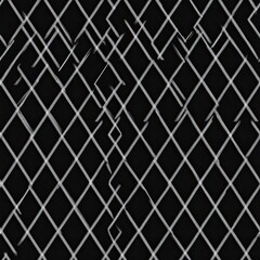Fototapeta premium Seamless minimal diamond grid pattern in monochrome