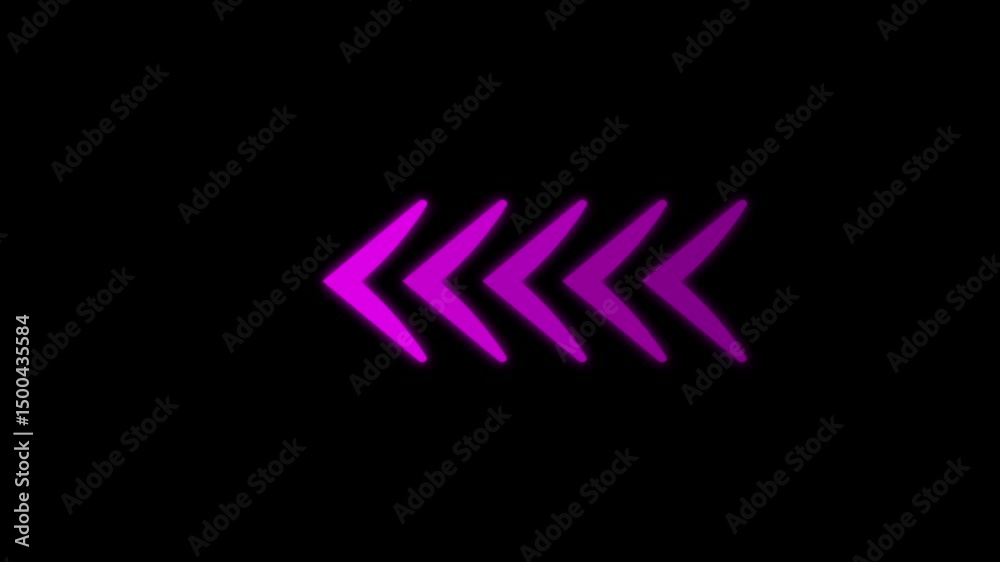Poster shapes and lines in dynamic motion. abstract animation of moving shapes and lines against a black ba