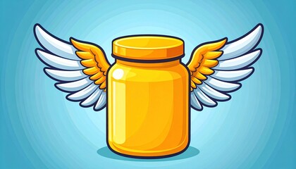 Flying Supplement Jar.