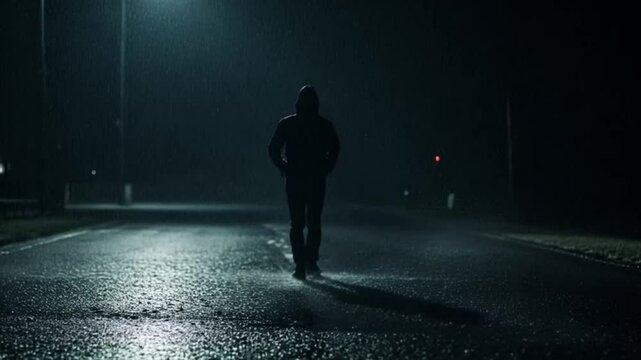 silhouette of a man