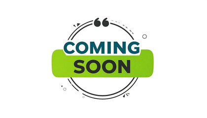 Coming Soon Announcement Badge.