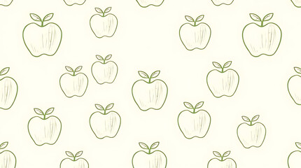 Apple Pattern Background