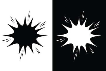 Comic icon vector isolated on white background . eps 10.