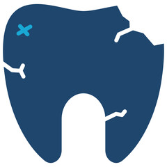 Broken Tooth Icon
