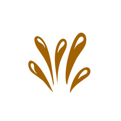 Obraz premium chocolate splash vector illustration