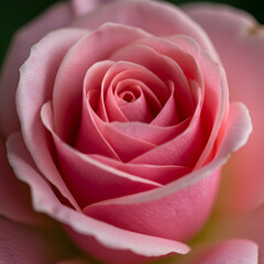 Stunning Pink Rose Close-Up