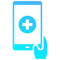 Fototapeta premium Medical App Icon