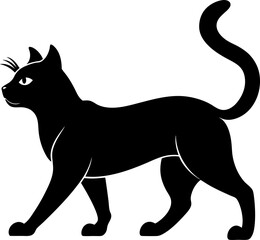 black cat silhouette