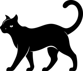 black cat silhouette