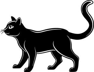 black cat silhouette