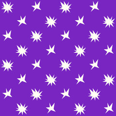 Abstract Stars Vector Seamless Pattern