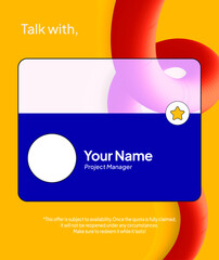Eye Catching Bold Line Poster Design for Schools and Universities Editable Template