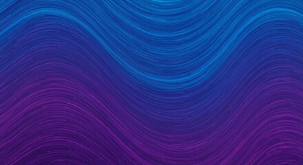 Fototapeta premium Abstract Digital Background of Blue and Purple Wavy Gradient Texture