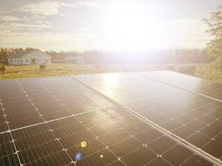 Solar cells on the roof, save the power