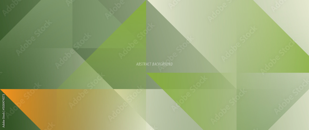 Poster green gradation abstract background. with geometry patterns arranged neatly and symmetrically. web b