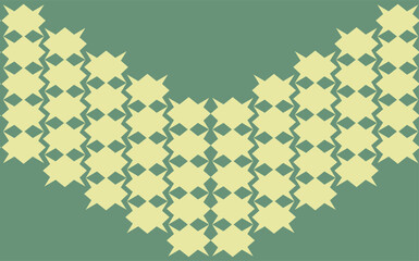 Geometric shapes in the form of rhombuses and triangles, located diagonally, form a seamless pattern for presentations, postcards, websites.