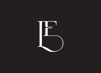 LE logo desing and monogram logo