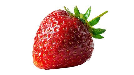 Fresh and juicy strawberry with vibrant color.