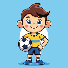 boy with soccer ball