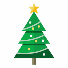 abstract christmas tree