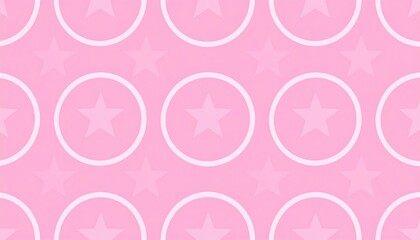 Fototapeta premium Pink Star Pattern Background.