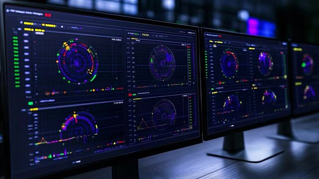 Monitoring System: Advanced Data Visualization on Multiple Screens