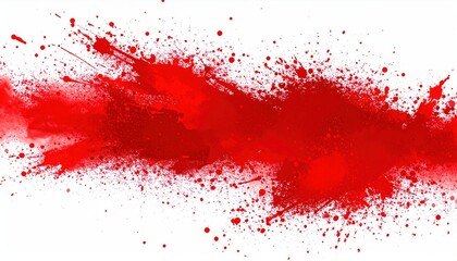 Red Ink Splatter Background.