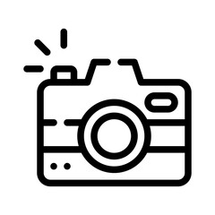 photojournalist line icon