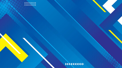 Blue abstract background with digital arrows illustrating technology and data concepts