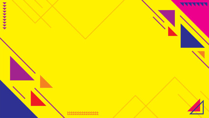 Yellow high voltage warning sign with a lightning symbol and directional arrow, perfect as a vector icon element for web design