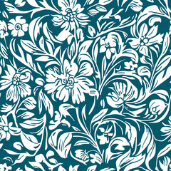 Stunning Vintage-Inspired Floral Scrollwork Art Drawings