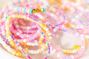 Colorful Clay Beads Set for Creative Kids' Bracelet Making