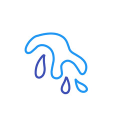 water splash line art