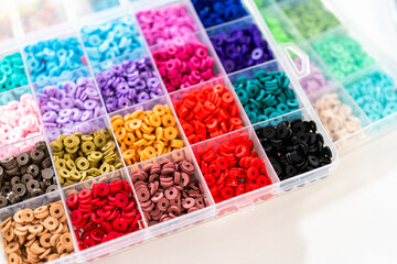 Colorful Clay Beads Set for Creative Kids' Bracelet Making